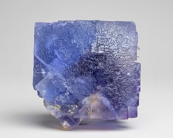 Bluish Phantom Cubic Fluorite Crystals Cluster From Pakistan - 162 Gram