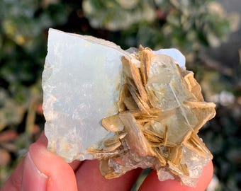 Aquamarine Crystals With Muscovite From Skardu Pakistan - 53 Gram