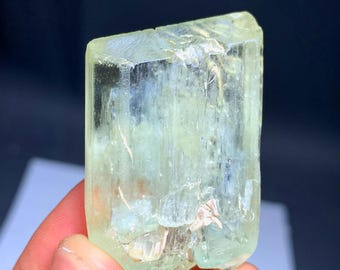Terminated Yellow Triphane Crystal From Afghanistan - 38 Gram