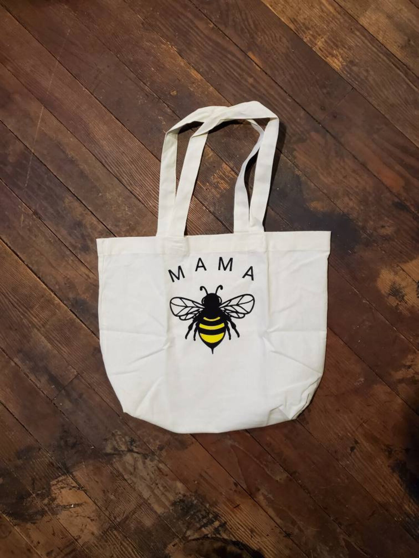 Mama Bee tote canvas bag/ mom gift/ mothers day/ new mom/ baby | Etsy