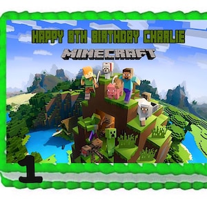 Pixel Game Edible Sugar sheets/icing sheets,Cake, Cookies, Cupcake Toppers, images for cakes  & more!