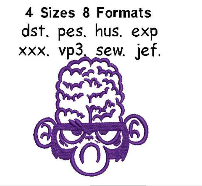 Mojo jojo embroidery design instant download digital Etsy