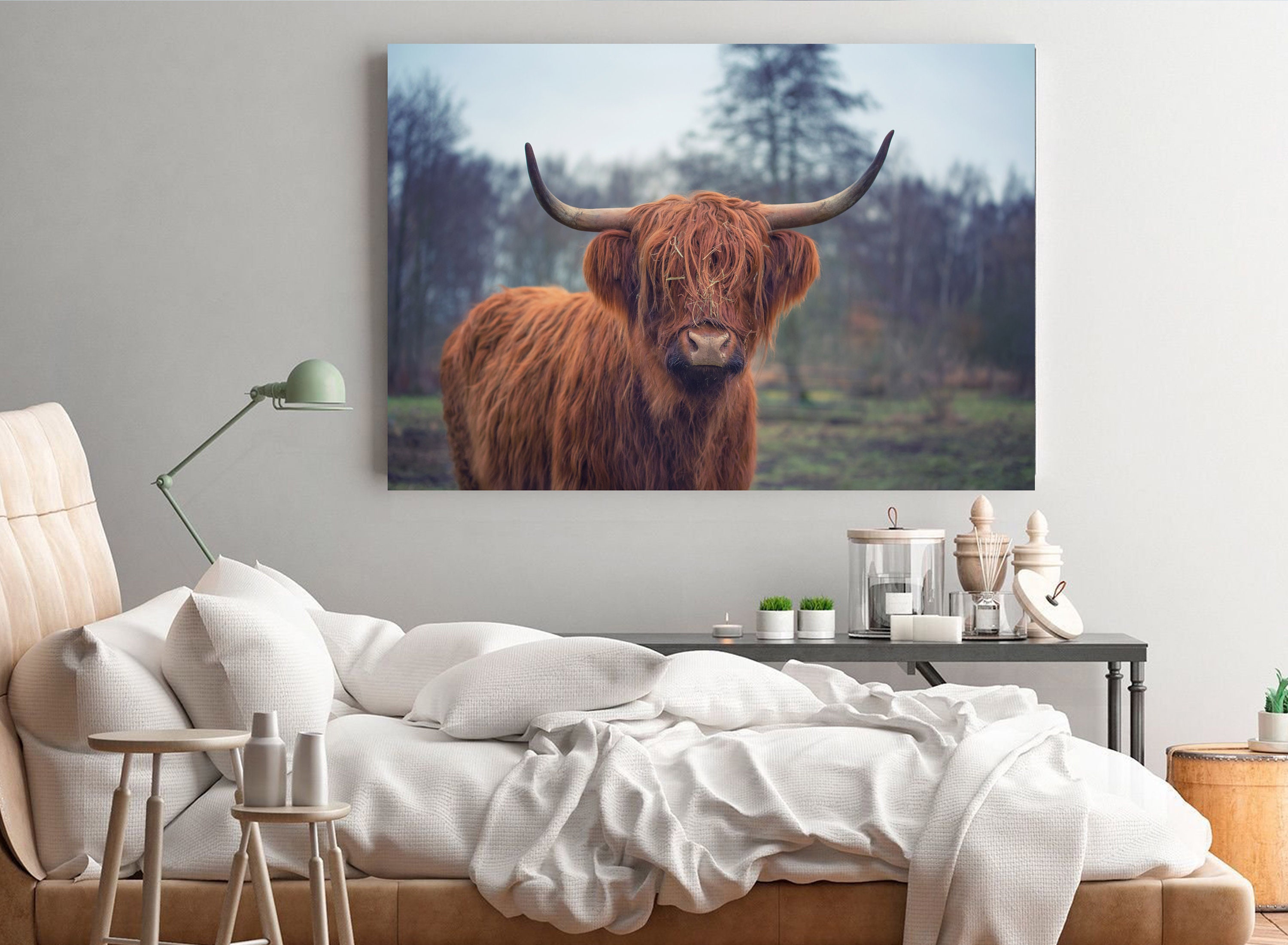 Highland cattle Wall Art Digital Print Poster Home Decor Etsy