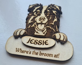 Personalized Pet Magnet: Handmade Dog & Cat Breed Fridge Decor