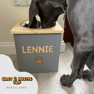 Great Dane Dog Bowl Stand - Etsy UK
