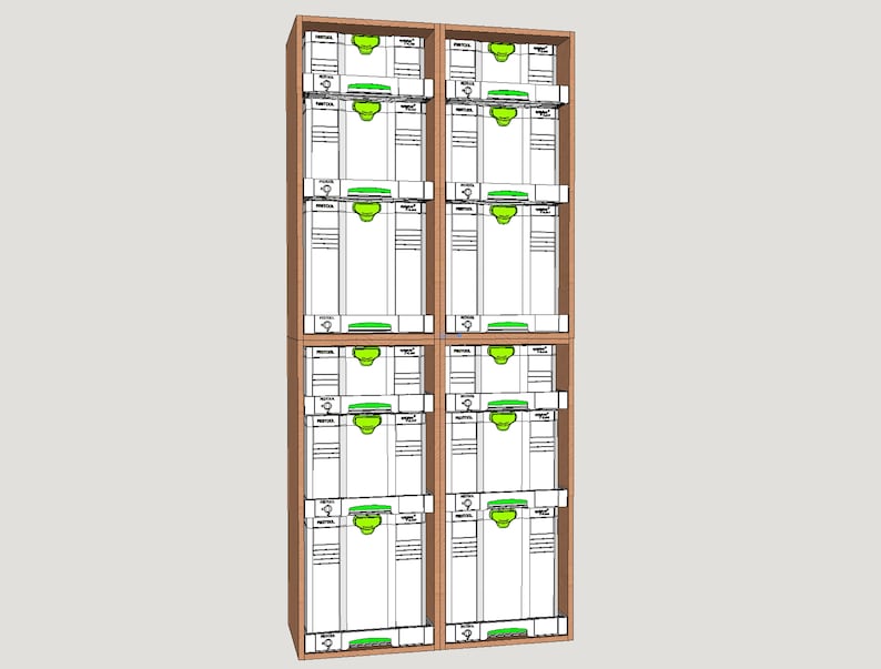 Festool Systainer Storage Plans PDF Plans and Cut Lists Etsy