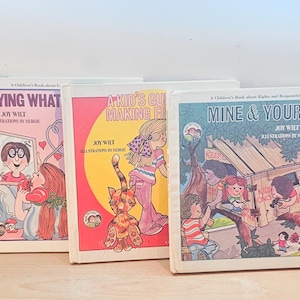 Joy Wilt Books Lot of 3 - Children Learning and development books- Vintage 1978