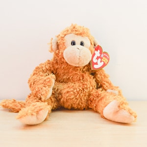TY Beanie Baby / Fumbles The Monkey  / Vintage / Great Condition / Regular Size 2004