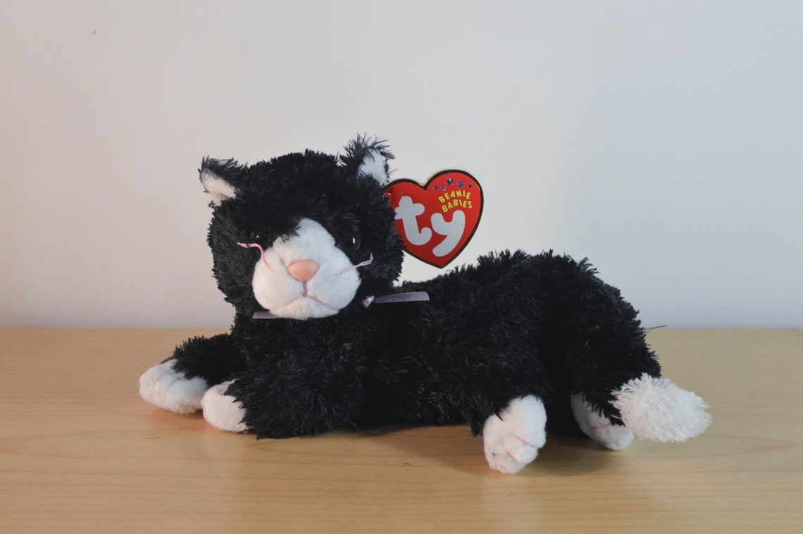 TY Beanie Baby / Booties The Black Cat / vintage / Great Etsy