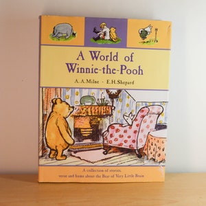 A World of Winnie The Pooh A.A Milne - Large Hardcover Book Story Collection 2002