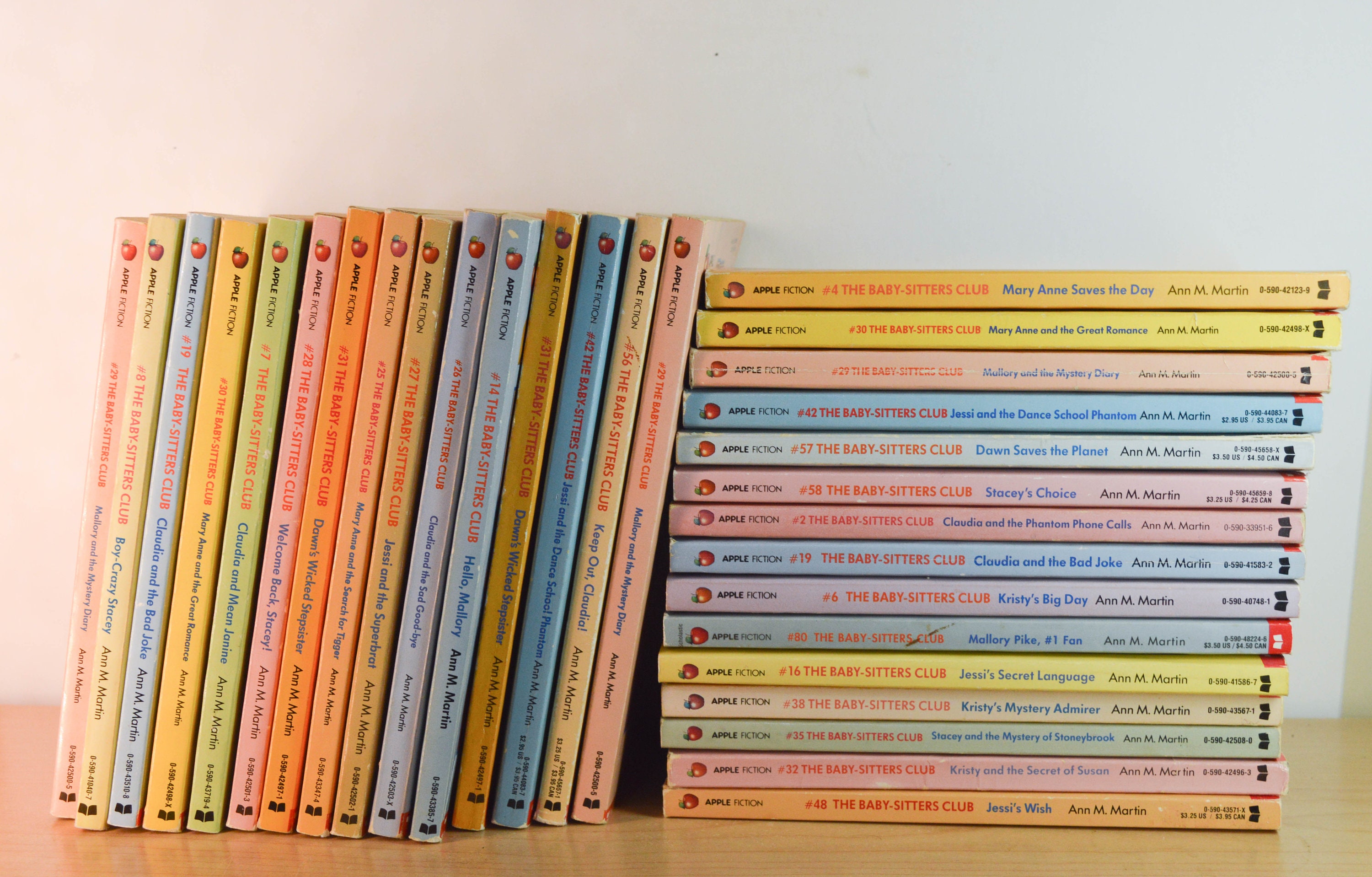 The Baby Sitters Club Books Choose From List - Ann. M. Martin #1 - #70 -  Etsy México, image size:3000x1917