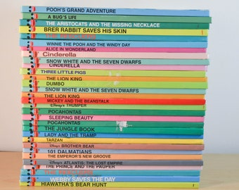 Disney Wonderful World of Reading - Choose From List - Children Hardcover Books - Vintage 1990s