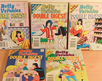 LOT OF 3- Double Digest Books - Archie, Jughead, Betty & Veronica, Pals 'n'  Gals - RANDOM