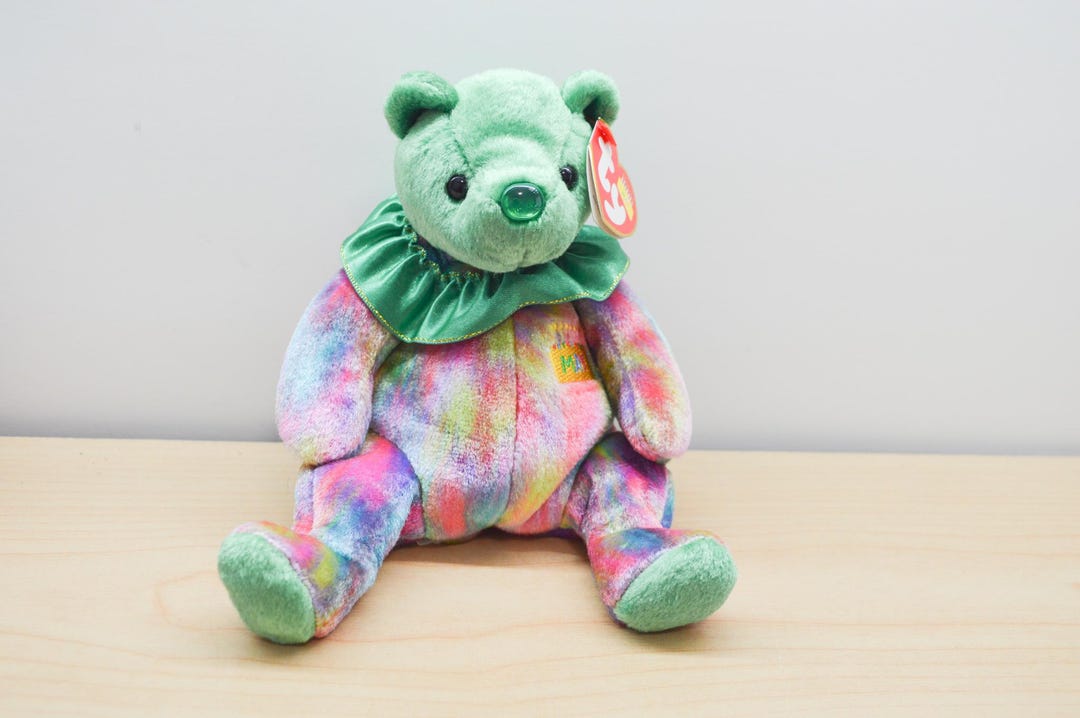 TY Beanie Baby May Birthday Bear 2001 Vintage Plush Etsy