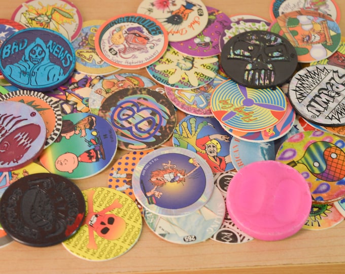 Vintage Pogs With Carrying Case - Slammers Included! -choose From List ...