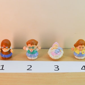 Little People Rubber Figures - Choose From List  - Vintage 1990&#39;s