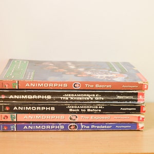 Animorphs Book Lot of 5 - Various Titles - Poor Condition