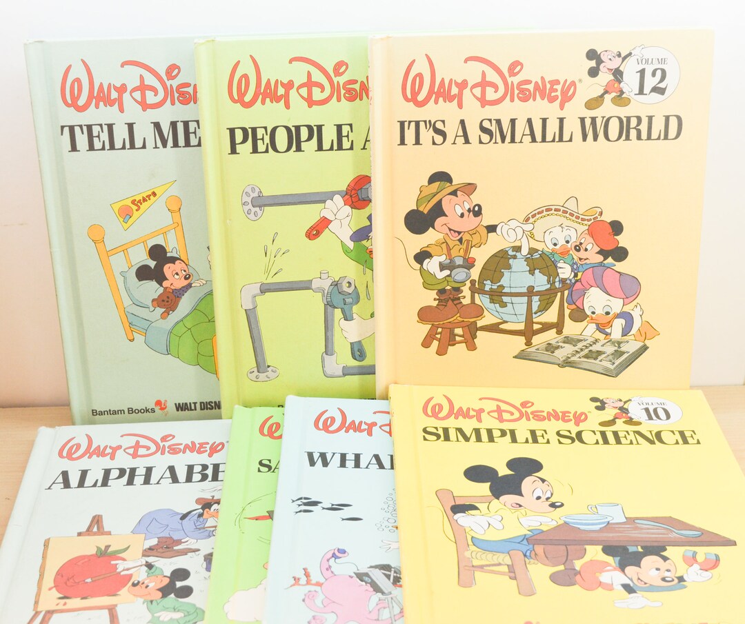 Disney Fun To Learn Library Book Lot Of 7 Etsy