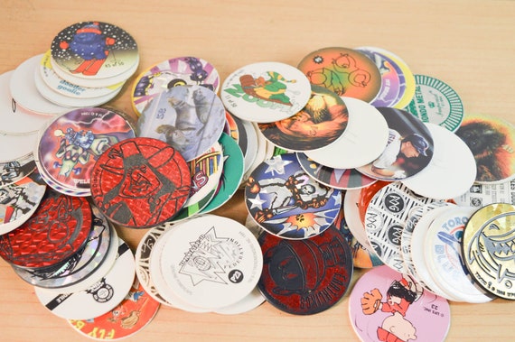 Vintage Pog and Milk Caps - Lot of 20 - Etsy 日本