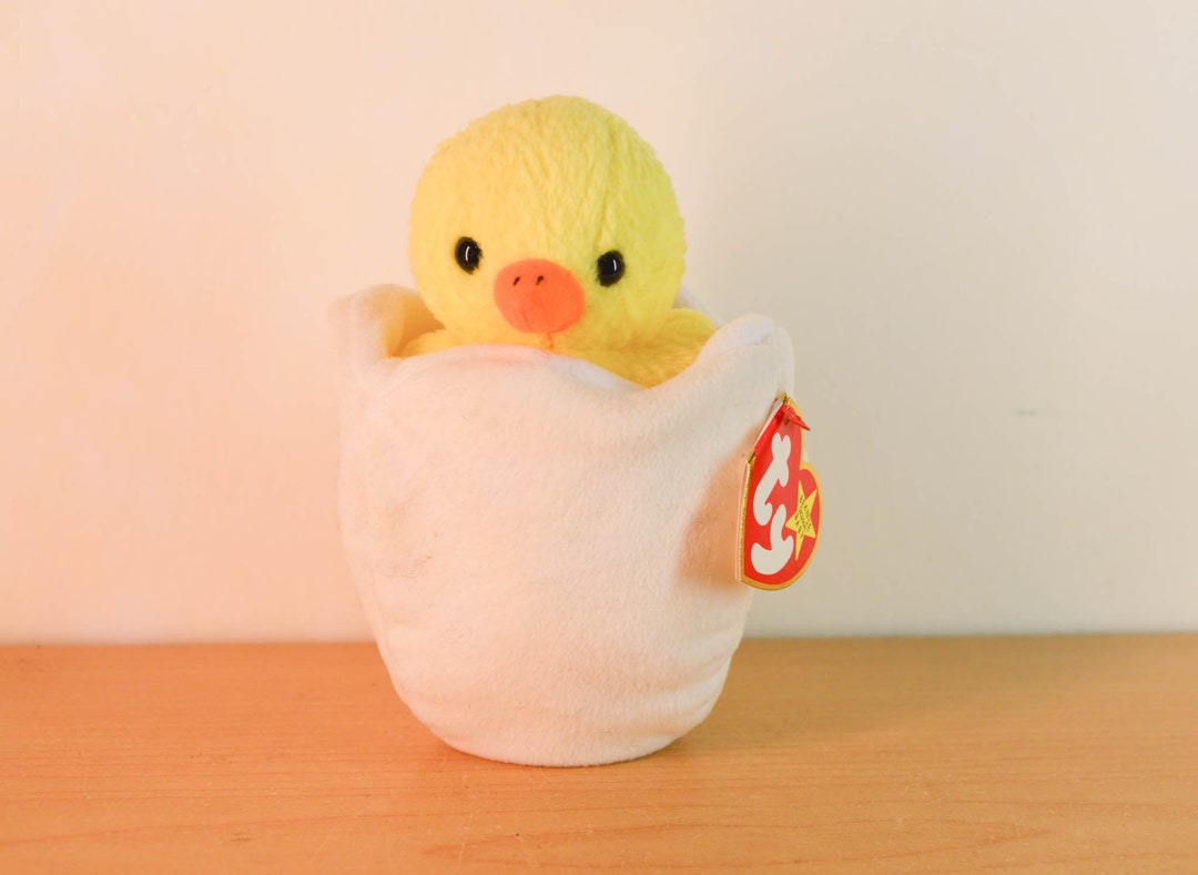 TY Beanie Baby / Eggbert the Baby Chick White / Vintage / Great
