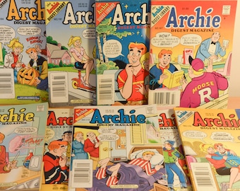 LOT of 4 - Archie Digest Magazines - Random Selection