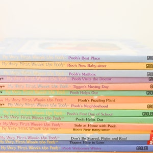 My First Winnie The Pooh Book - Children Hardcover Choose From list - Disney - Picture Book Vintage