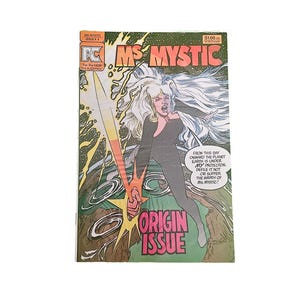 Ms Mystic Comic Book #1 Origin Issue |  PC Comics | Vintage 1982