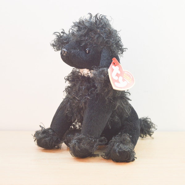 TY Beanie Baby / Bijoux The Black Poodle  / Vintage / Great Condition / Regular Size 2004