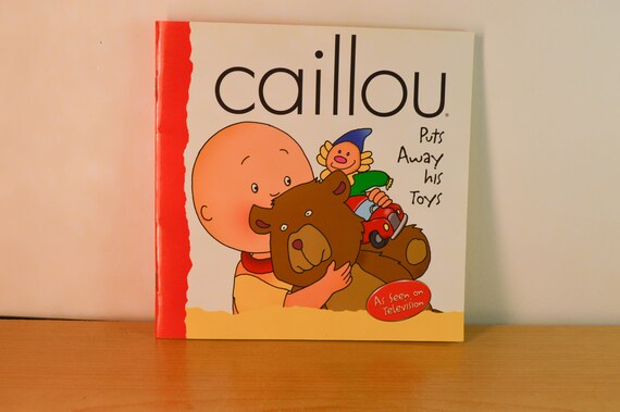Caillou Range Ses Jouets Livre De Poche Vintage 1997 Etsy France