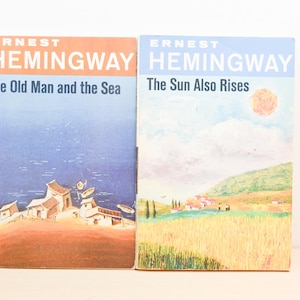 Ernest Hemingway Books - Lot of 2 - Vintage - Scribners