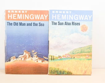 Ernest Hemingway Bücher - 2er Set - Vintage - Schreiber