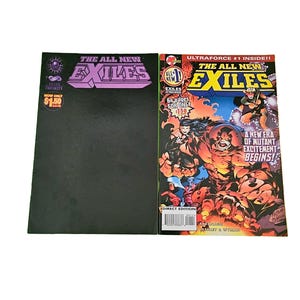 The All New Exiles Comics Lot of 2 | #1 and Infinity | Malibu Comics | Vintage 1995