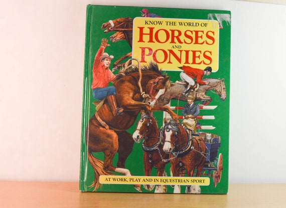 Know the World of Horses and Ponies Equestrian Picture Book | Etsy
