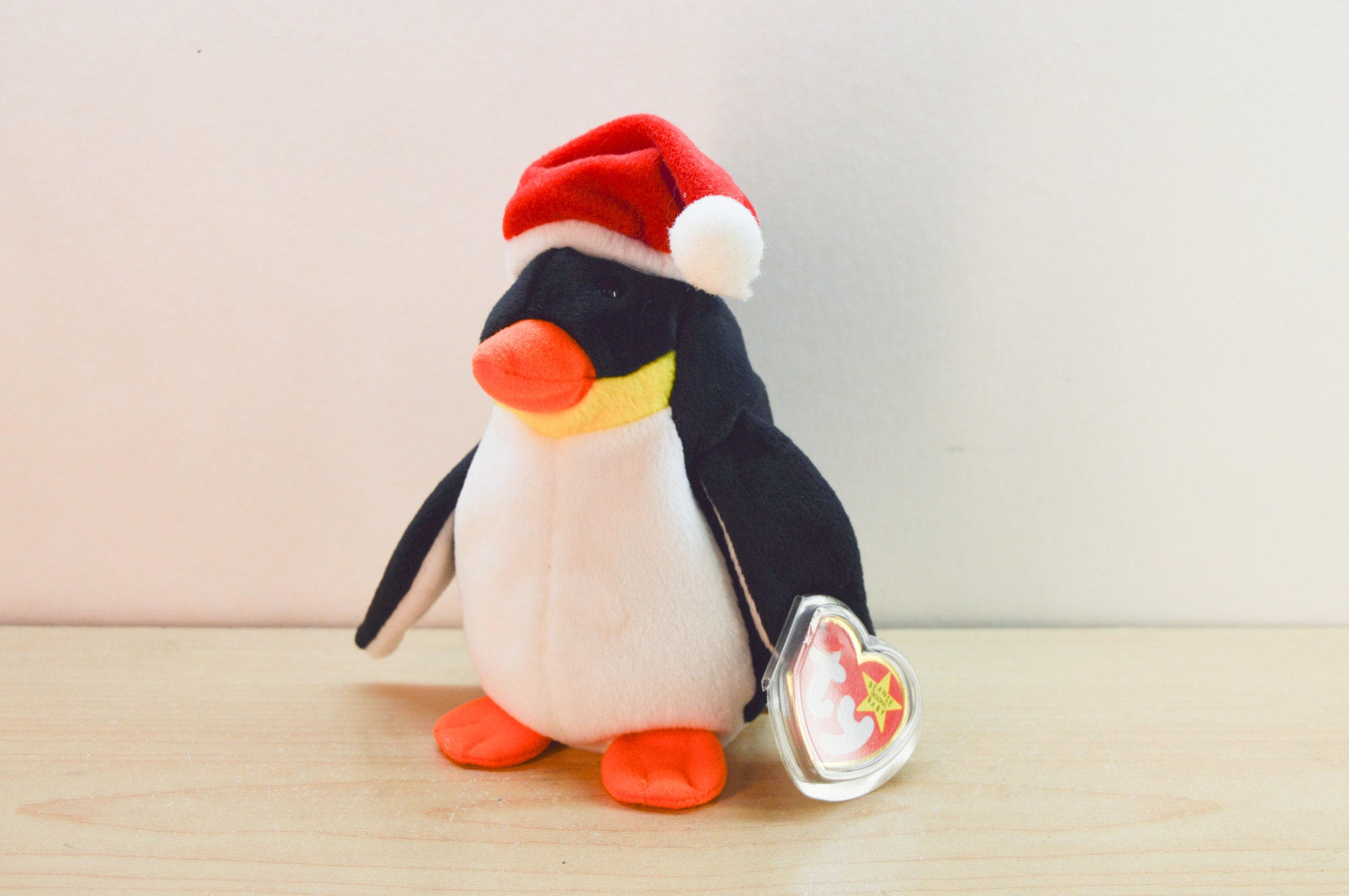 TY Beanie Baby Zero Christmas Penguin Vintage Goede staat