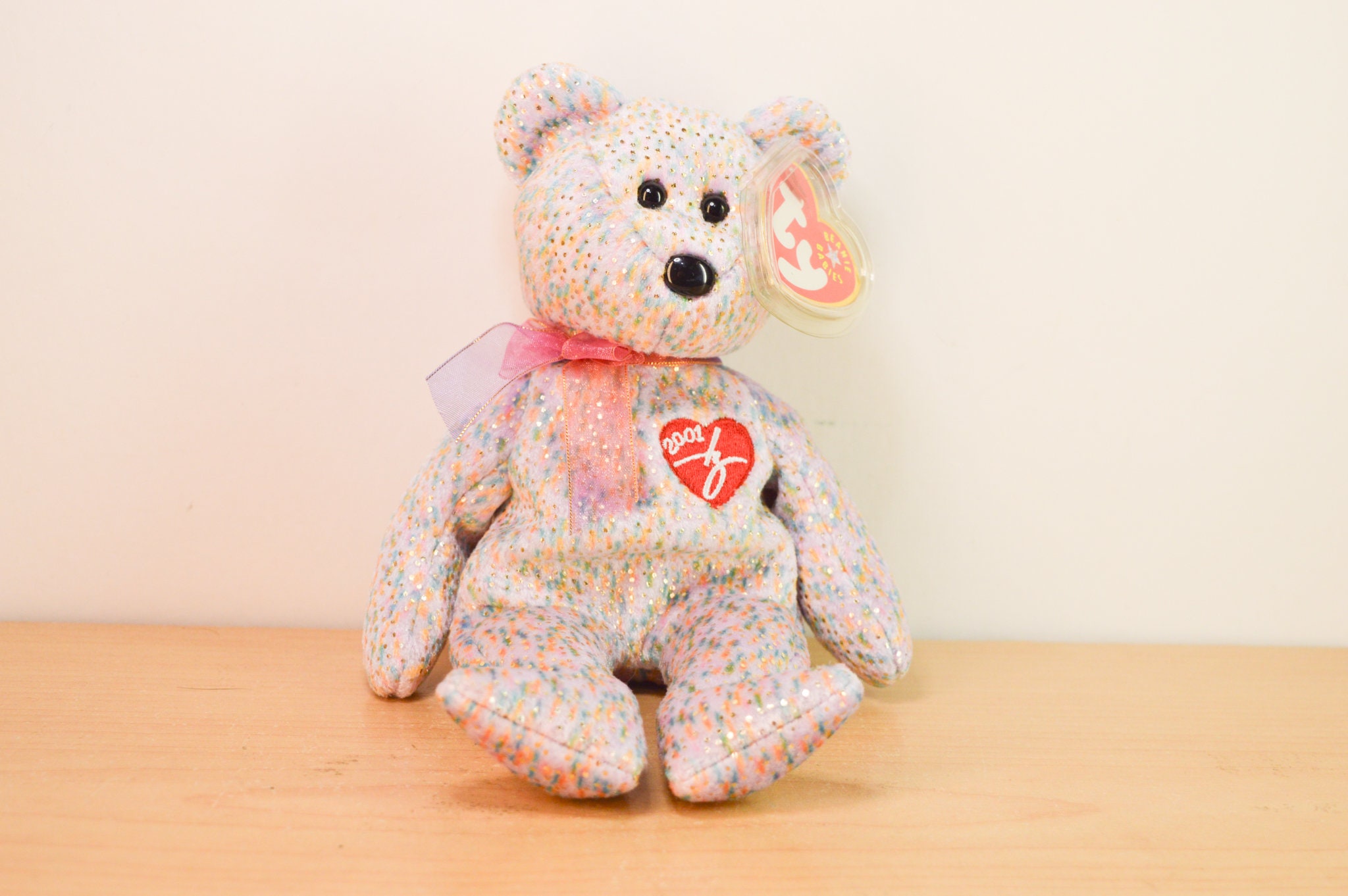 TY Beanie Baby 2001 Signature Bear Vintage Great Condition Regular Size Etsy UK