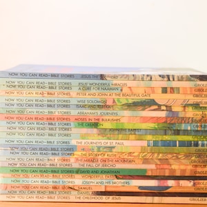 Now You Can Read Bible Stories... - Choose from list - Children Bible Picture Books - Vintage Grolier 1980&#39;s