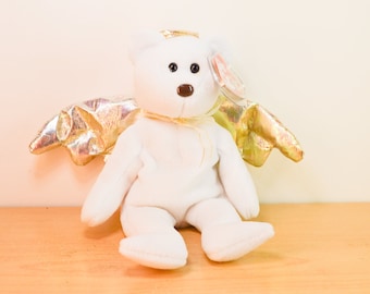 TY Beanie Baby Halo II: 2000 Vintage Plush Angel Bear