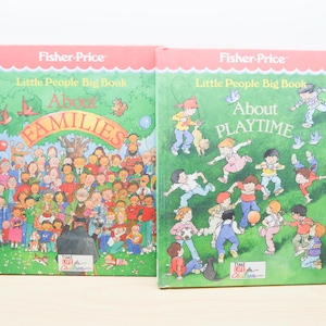 Fisher-Price - Little People Big Book - Choose From List - Vintage