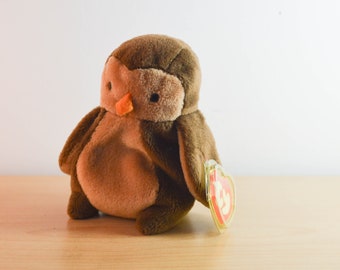 Ty 3rd Gen Teddy NF Brown 2g Tush Authentic 1993 Beanie Baby for sale online 