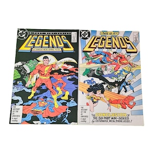 Legends Comics Lot of 2 | #5 & #6 | DC Comics | Vintage 1986-87