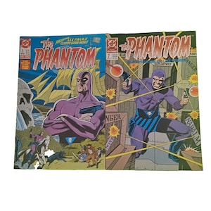 Phantom Comics Lot of 2 | #1,#2 | DC Comics | Vintage 1988-89