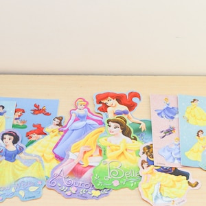 Disney Princess Stickers - Lot of 12 - Vintage SandyLion