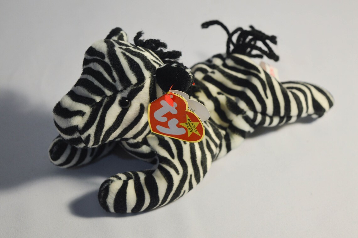 TY Beanie Baby / Ziggy the Zebra / Vintage / Great Condition / Etsy