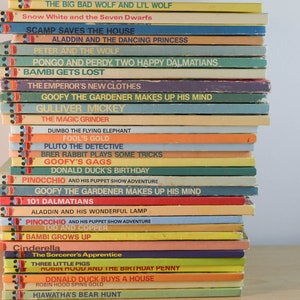 Disney Wonderful World of Reading - Choose From List - Children Hardcover Books - Vintage 1970&#39;s - 1980&#39;s