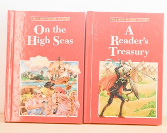 Collier's Junior Classics Book Lot of 8 Books - Vintage Books 1990s
