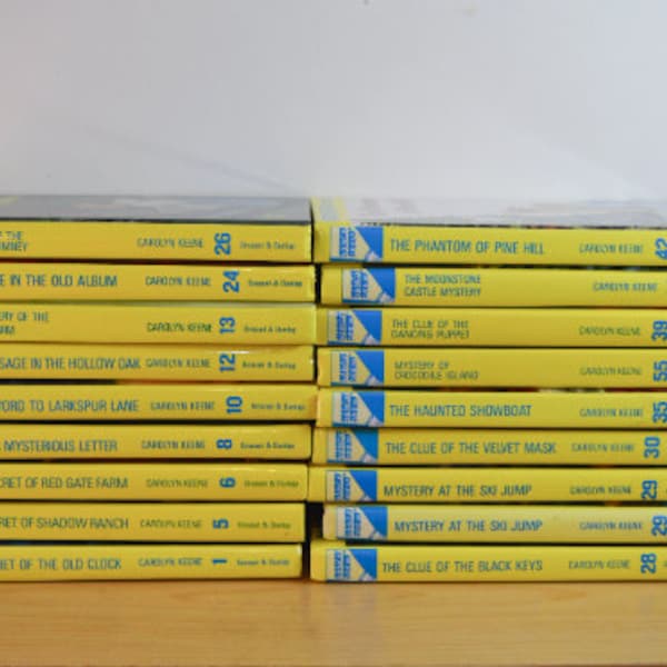 Nancy Drew Books Choose From List / Nancy Drew Mysteries -90's-early 2000's prints.