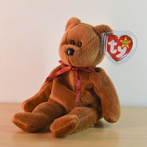 TY Beanie Baby / Teddy The Bear Beanie Baby 1993 / vintage / Great condition / Regular size /