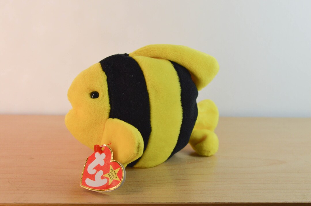 TY Beanie Baby / Bubbles the Fish / Vintage / Great Condition Etsy