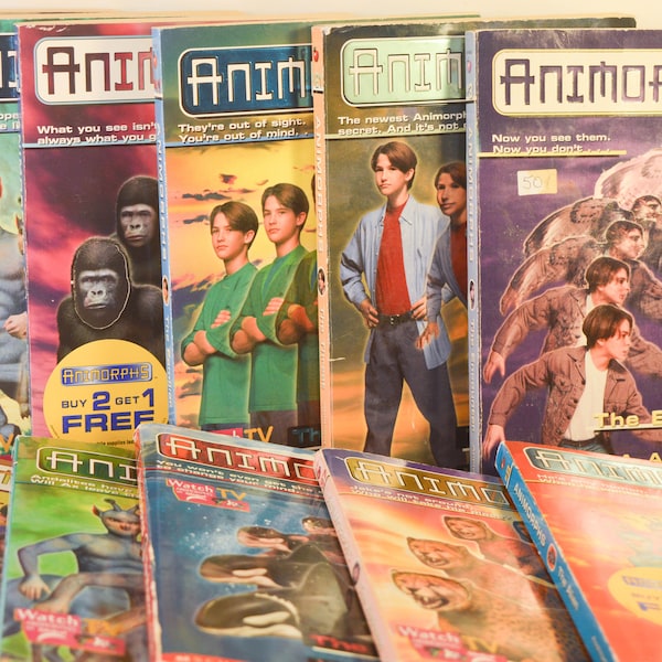 Animorphs Books/ Scholastic K.A Applegate - Choisissez dans la liste /vintage