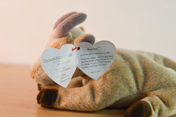 TY Beanie Baby Goatee The Goat 1999 vintage Gran estado Tama o normal
